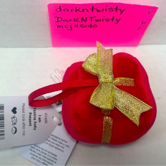 BNWT Jellycat I am Festive Folly Present Plush/Ornament - Picture 5 of 9